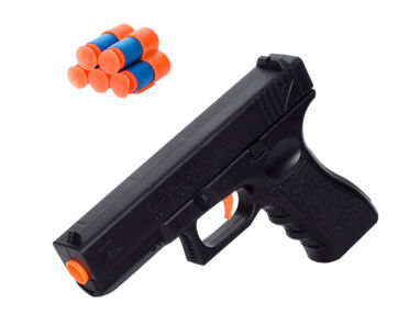 Пістолет 19 см 5 м'яких куль-присосок 976-01