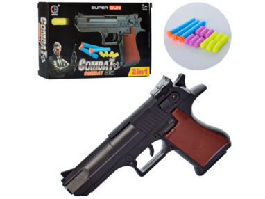 Пістолет 3 мякі кулі присоски 12 пластикових куль CH4444 Пістолет 3 мякі кулі присоски 12 пластикових куль CH4444