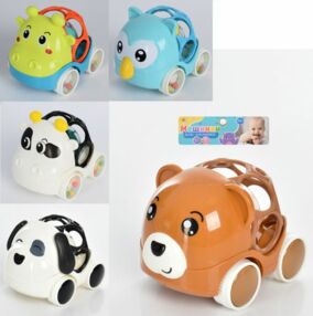 Брязкальце 2856 2 10 машинка тваринка 5 видів