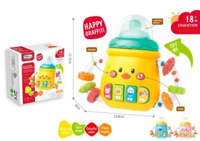 Гра пляшечка піаніно англ мова на батарейках  668-234