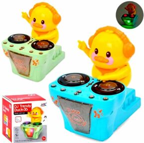 Музична іграшка каченя-діджей на батарейках 6622В