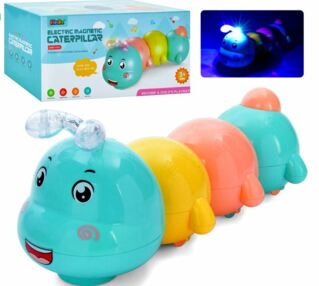 Музична іграшка гусінь магнітна на батарейках 777-7