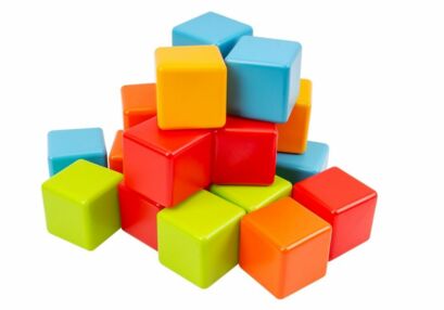 Кубики кольорові  8850