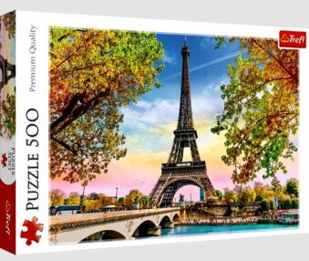 Пазли 500 елементів Романтичний Париж Франція Trefl 37330