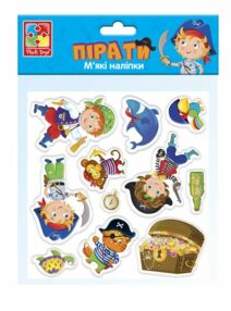 ИД Наліпки м'які VT4210-02 Пірати "Vladi Toys" ИД Наліпки м'які VT4210-02 Пірати "Vladi Toys"