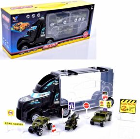 Набір транспорту трейлер гараж військова техніка  1433