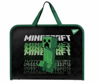 портфель на блискавці з тканинними ручками Minecraft 492168 YES FC портфель на блискавці з тканинними ручками Minecraft 492168 YES FC