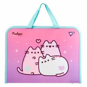 портфель на блискавці з тканинними ручками Pusheen 491986 YES FC портфель на блискавці з тканинними ручками Pusheen 491986 YES FC