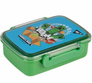 Контейнер для їжі YES  Minecraft зелено-блакитний 420 мл 708053