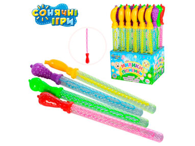 Мильні бульбашки фрукти / ягоди 36 см 3825