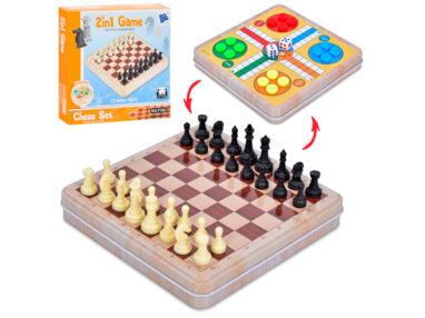 Шахи магнітні 2 в 1 лудо F382-F389