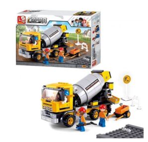 Конструктор Sluban бетонозмішувач тачка фігурки 248 детелей М38-В0550