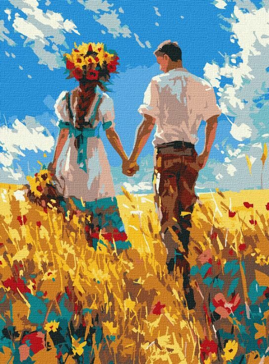 Розпис по номерах 30х40 КНО8453 Прогулянка закоханих Ідейка Ціна (цена) 147.20грн. | придбати  купити (купить) Розпис по номерах 30х40 КНО8453 Прогулянка закоханих Ідейка доставка по Украине, купить книгу, детские игрушки, компакт диски 0