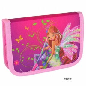 Пенал Leader 1 відділення 2 відвороти Весняна флора 20 х 13,5 х 3 см 930449