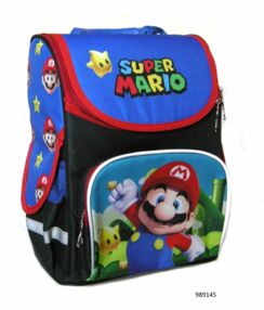 Рюкзак Leader 989145 Super mario короб ортопед 34х26х15см