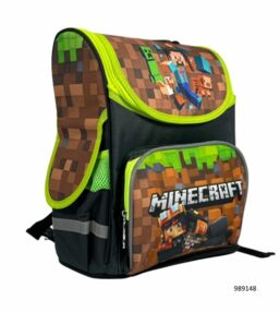 Рюкзак Leader 989148 Minecraft короб ортопед 34х26х15см