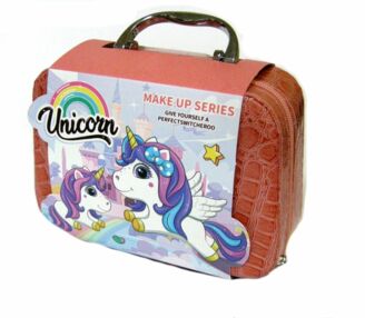 Косметика з пензликами у саквояжі Princess Unicorn QH1001-5