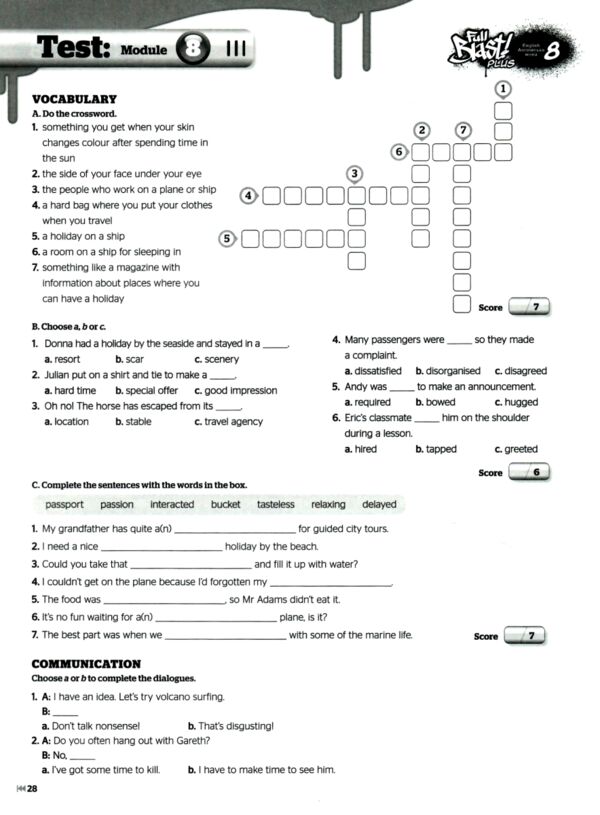 Full Blast Plus 8 клас Test Book Тести Ціна (цена) 136.00грн. | придбати  купити (купить) Full Blast Plus 8 клас Test Book Тести доставка по Украине, купить книгу, детские игрушки, компакт диски 5