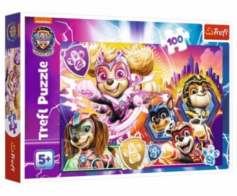 Пазли 100 елементів Зустрічайте могутніх щенят Щенячий патруль Trefl 16460