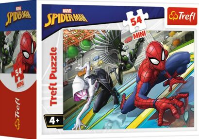 Пазли 54 елементів Міні Людина-павук Марвел Команда Людей-павуків Trefl 19605