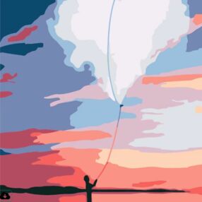 Розпис по номерах 20х20 HH5909 Романтика у висотах "Strateg"