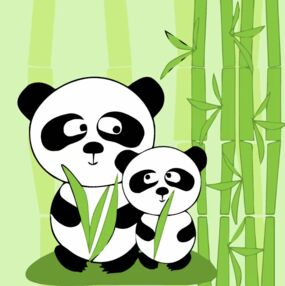 Розпис по номерах 20х20 HH7040 Милі пандочки "Strateg"