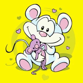 Розпис по номерах 20х20 HH7041 Смішні звірята "Strateg"