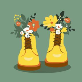 Розпис по номерах 20х20 HH7086 Квітучі стопи "Strateg"