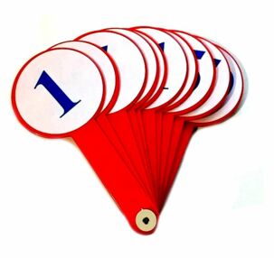 Віяло цифр (від 1 до 20) (пластмасове)