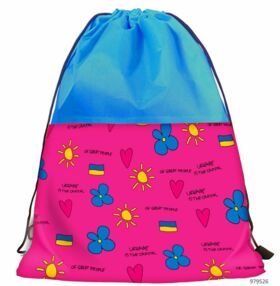 Сумка для взуття Leader 979526 Прапор квітка сонце серце 46х32см