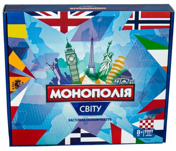 Гра настільна LUX Монополія світу 7007 Ціна (цена) 282.70грн. | придбати  купити (купить) Гра настільна LUX Монополія світу 7007 доставка по Украине, купить книгу, детские игрушки, компакт диски 0