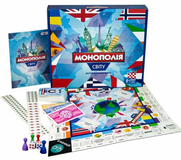 Гра настільна LUX Монополія світу 7007 Ціна (цена) 282.70грн. | придбати  купити (купить) Гра настільна LUX Монополія світу 7007 доставка по Украине, купить книгу, детские игрушки, компакт диски 1