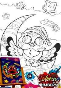 Розпис по номерах 31х21 CBN-02-03 Coloring by numbers розмальовка за номерами