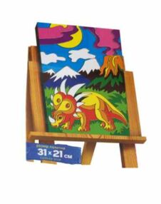 Розпис по номерах 31х21 CBN-02-09 Coloring by numbers розмальовка за номерами