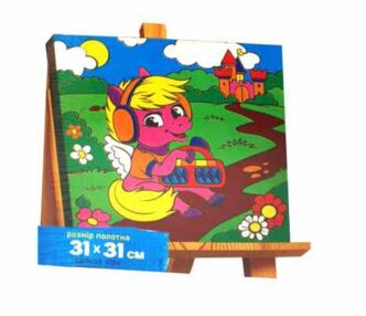 Розпис по номерах 31х31 CBN-01-06 Coloring by numbers розмальовка за номерами