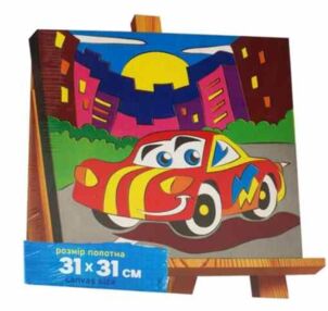 Розпис по номерах 31х31 CBN-01-07 Coloring by numbers розмальовка за номерами