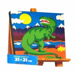 Розпис по номерах 31х31 CBN-01-10 Coloring by numbers розмальовка за номерами