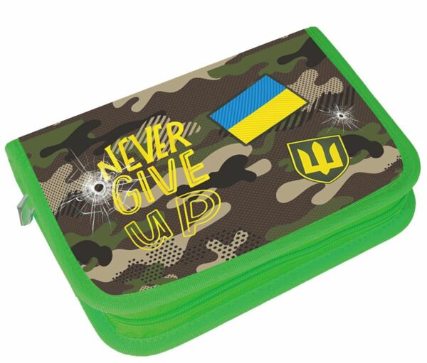 Пенал Leader 2 відворота Ніколи не здавайся 21 х 13,5 х 4 см 931255 2000009312553 Ціна (цена) 139.20грн. | придбати  купити (купить) Пенал Leader 2 відворота Ніколи не здавайся 21 х 13,5 х 4 см 931255 2000009312553 доставка по Украине, купить книгу, детские игрушки, компакт диски 0