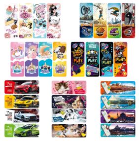 закладки для книг 4 штуки в наборі