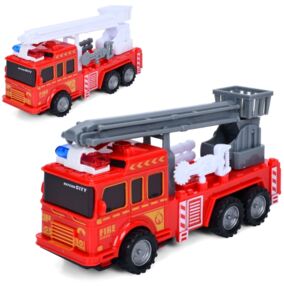 Машина пожежна інерційна рухливі деталі мікс кольорів 129-3А
