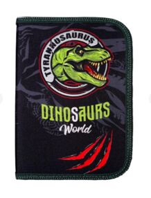Пенал CLASS 1 відділення 2 відвороти на блискавці dinosaurs world 24211C Пенал CLASS 1 відділення 2 відвороти на блискавці dinosaurs world 24211C