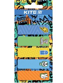 Закладки Kite К23-480-2 100 штук з малюнком Urban паперові прямокутні 5 х 15 х 50 мм