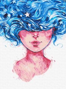 Розпис по номерах 30х40 КНО4944 Зоряна уява "Ідейка"