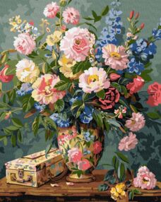 Розпис по номерах 40х50 КНО3283 Квіткова фантазія "Ідейка"