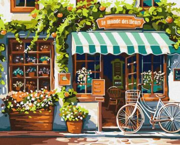 Розпис по номерах 40х50 КНО3650 Світ квітів "Ідейка"