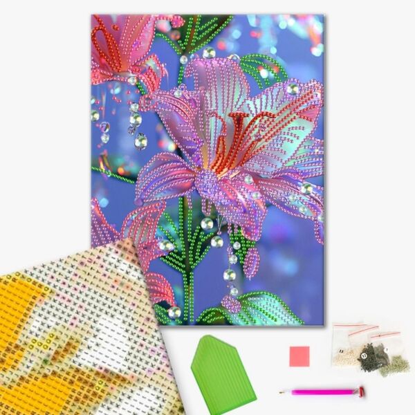 Алмазна мозаїка 25х25 BH040 Ніжна лілія brushme Брашми Ціна (цена) 162.50грн. | придбати  купити (купить) Алмазна мозаїка 25х25 BH040 Ніжна лілія brushme Брашми доставка по Украине, купить книгу, детские игрушки, компакт диски 1