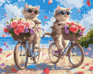 Розпис по номерах 40х50 КНО6634 Літній велобіг "Ідейка"