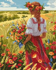 Розпис по номерах 40х50 КНО8448 У рідних полях "Ідейка"