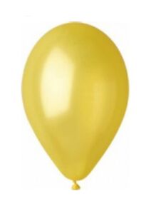 кульки повітряні жовтий метал 28 см 11" 1102-0315