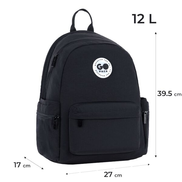 Рюкзак GoPack Education Teens 39,5х27х17 см чорний GO26-2510М-1 Ціна (цена) 946.80грн. | придбати  купити (купить) Рюкзак GoPack Education Teens 39,5х27х17 см чорний GO26-2510М-1 доставка по Украине, купить книгу, детские игрушки, компакт диски 1